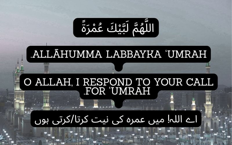 Niyyah (Intention) for Ihram
