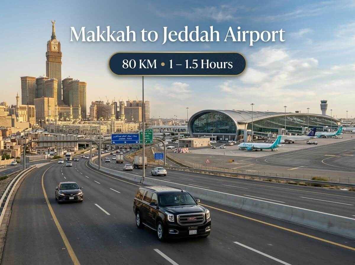 jeddah airport to makkah taxi fare