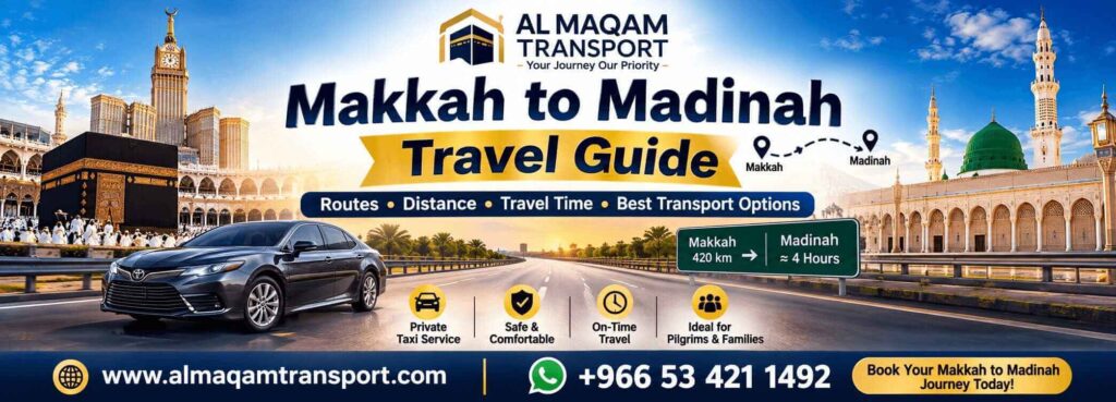 The Route at a Glance: Makkah to Madinah by Road