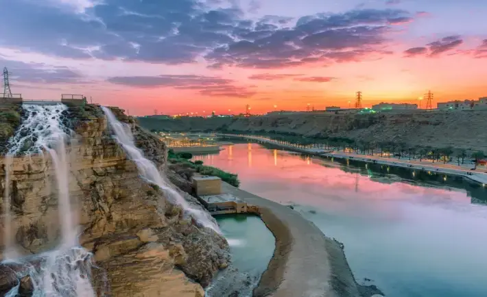 wadi namar waterfall